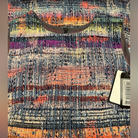 EMPORIO ARMANI Tweed Multicolored Dress Size Medium 44 - Picture 9 of 11